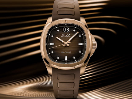 Mido Multifort TV Big Date rose gold