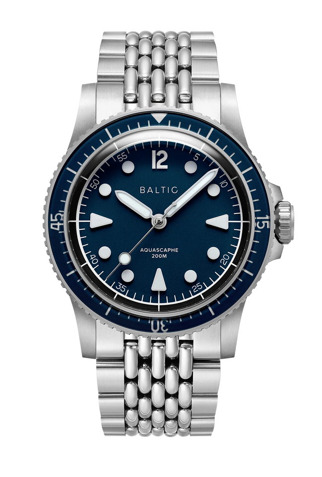 BALTIC Aquascaphe MK2 Blue 37mm No Date