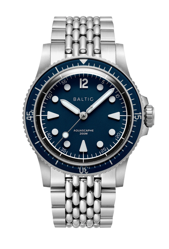 BALTIC Aquascaphe MK2 Blue 37mm No Date
