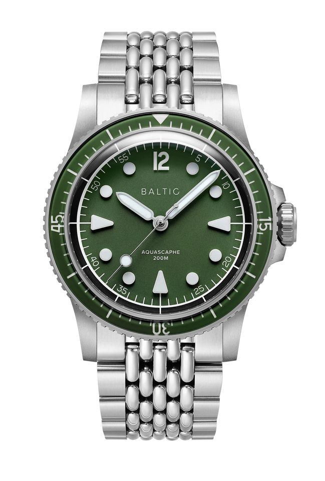 BALTIC Aquascaphe MK2 Green 37mm No Date