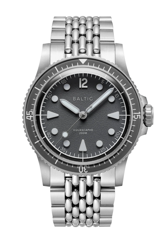 BALTIC Aquascaphe MK2 Grey 37mm No Date