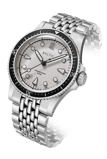 BALTIC Aquascaphe MK2 Warm Silver 37mm No Date