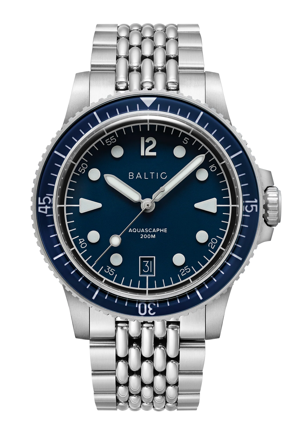 BALTIC Aquascaphe MK2 Blue 39.5mm Date