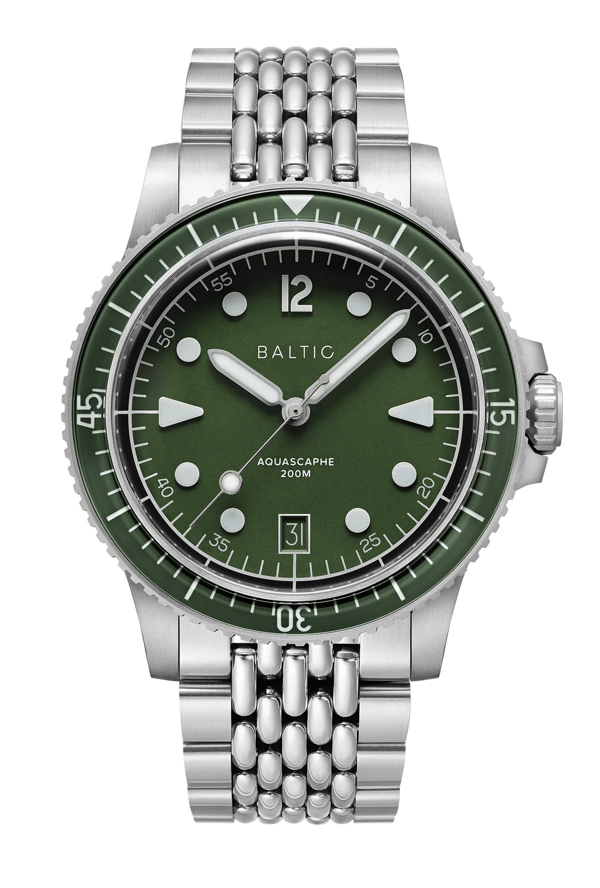 BALTIC Aquascaphe MK2 39.5mm Green Date