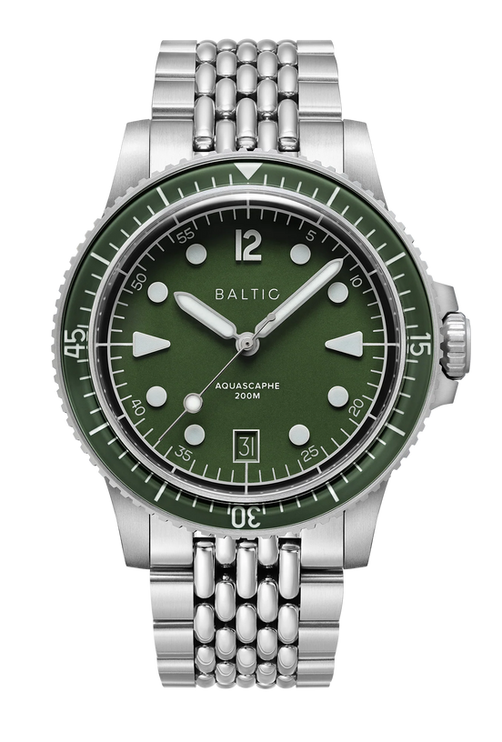 BALTIC Aquascaphe MK2 39.5mm Green Date