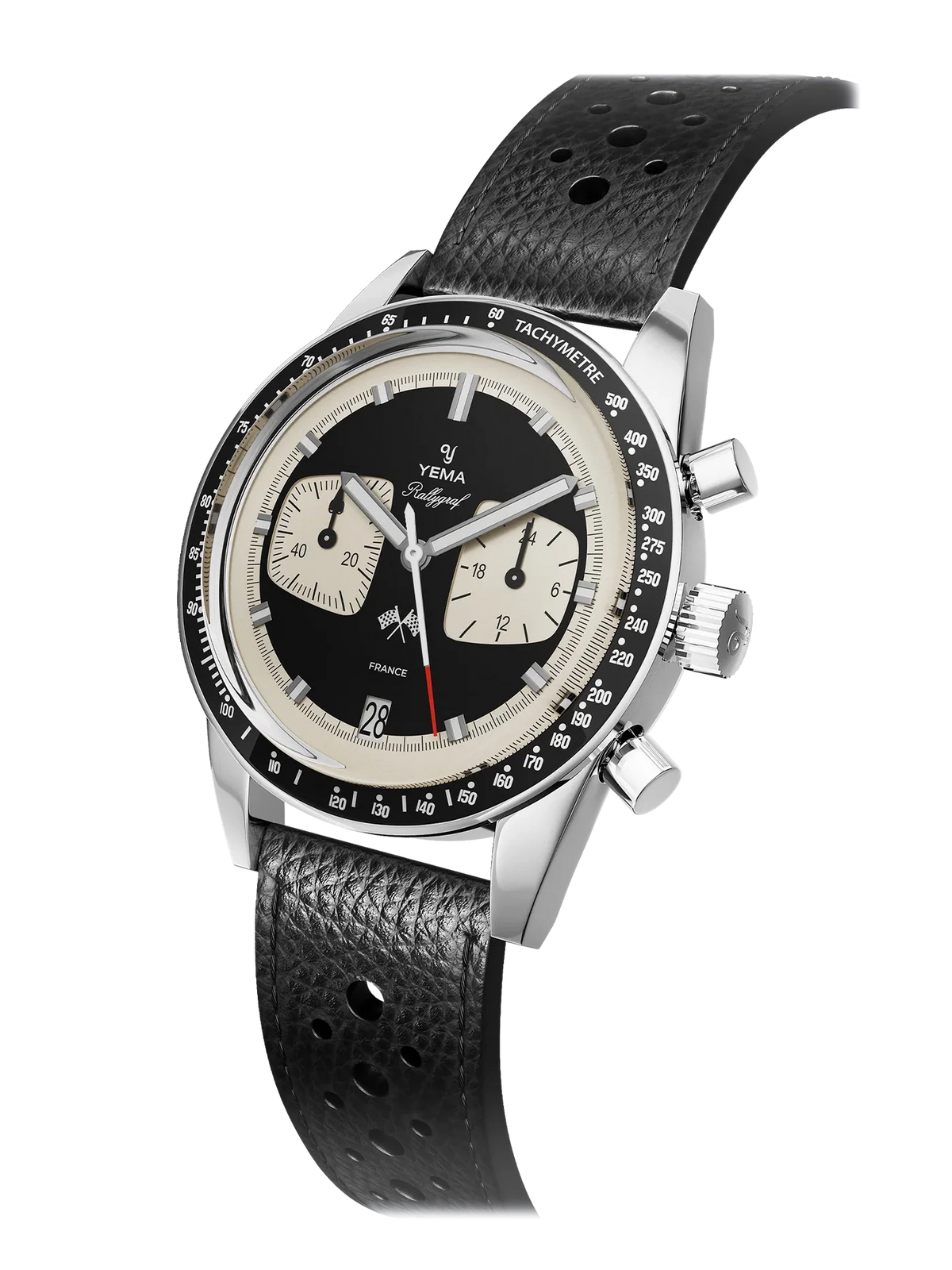 YEMA Rallygraf Meca-Quartz Reverse Panda