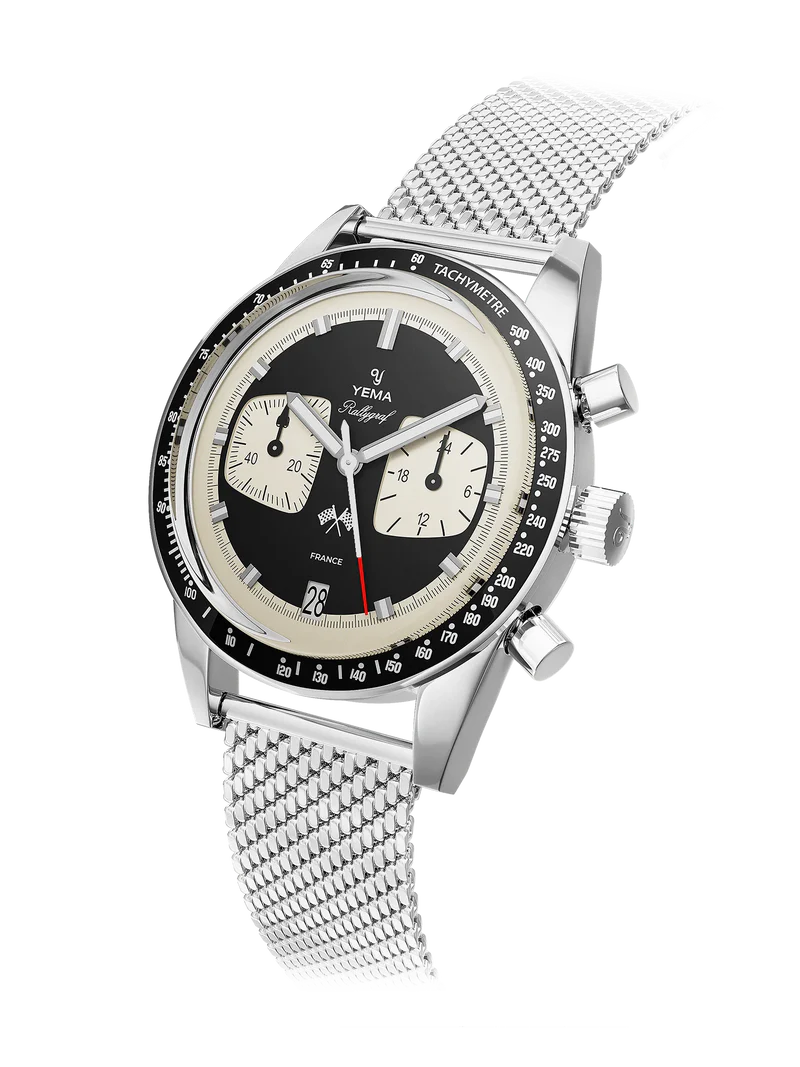 YEMA Rallygraf Meca-Quartz Reverse Panda