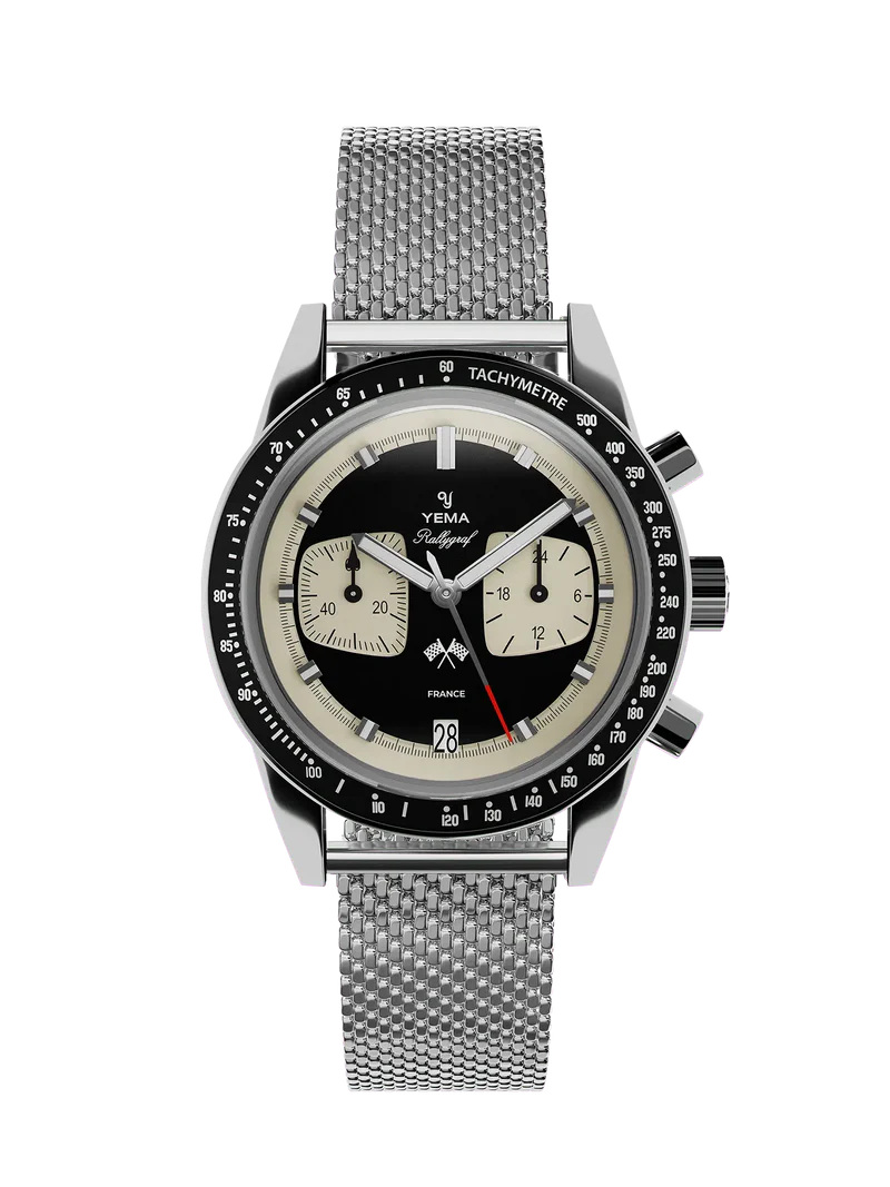 YEMA Rallygraf Meca-Quartz Reverse Panda