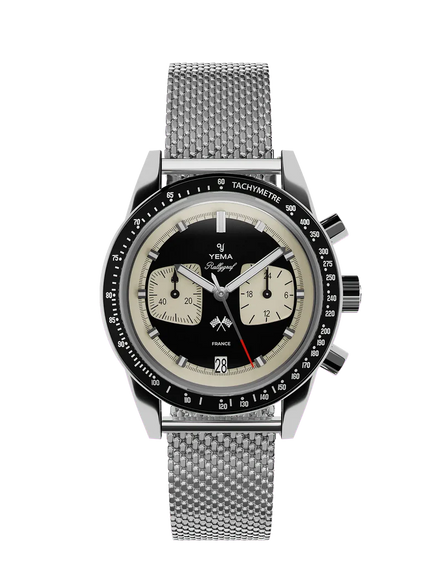 YEMA Rallygraf Meca-Quartz Reverse Panda