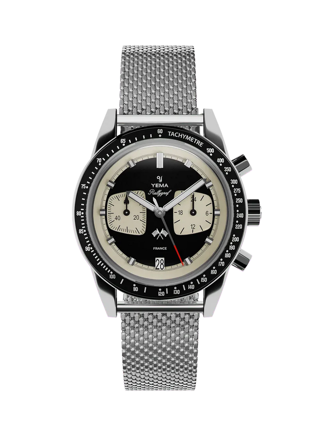 YEMA Rallygraf Meca-Quartz Reverse Panda