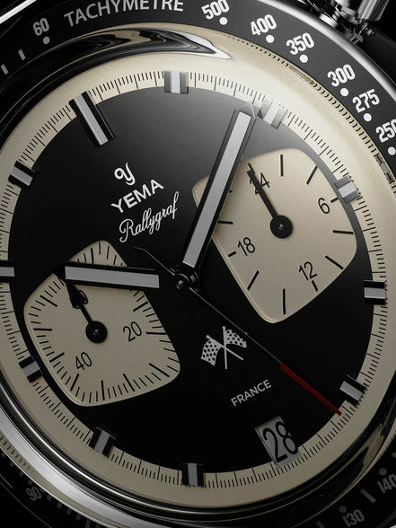 YEMA Rallygraf Meca-Quartz Reverse Panda