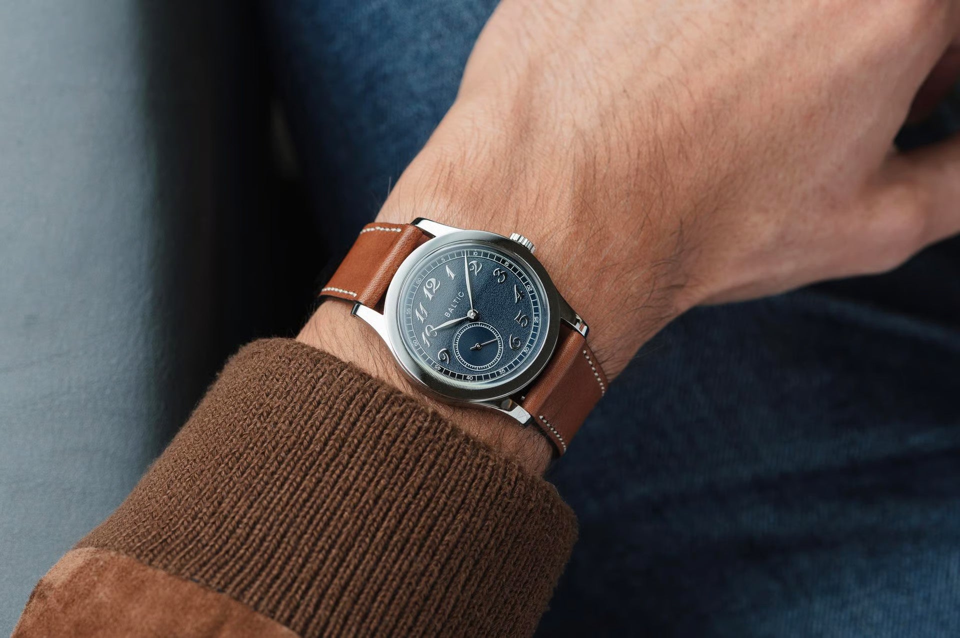 BALTIC MR Classic Blue Stitched Lion