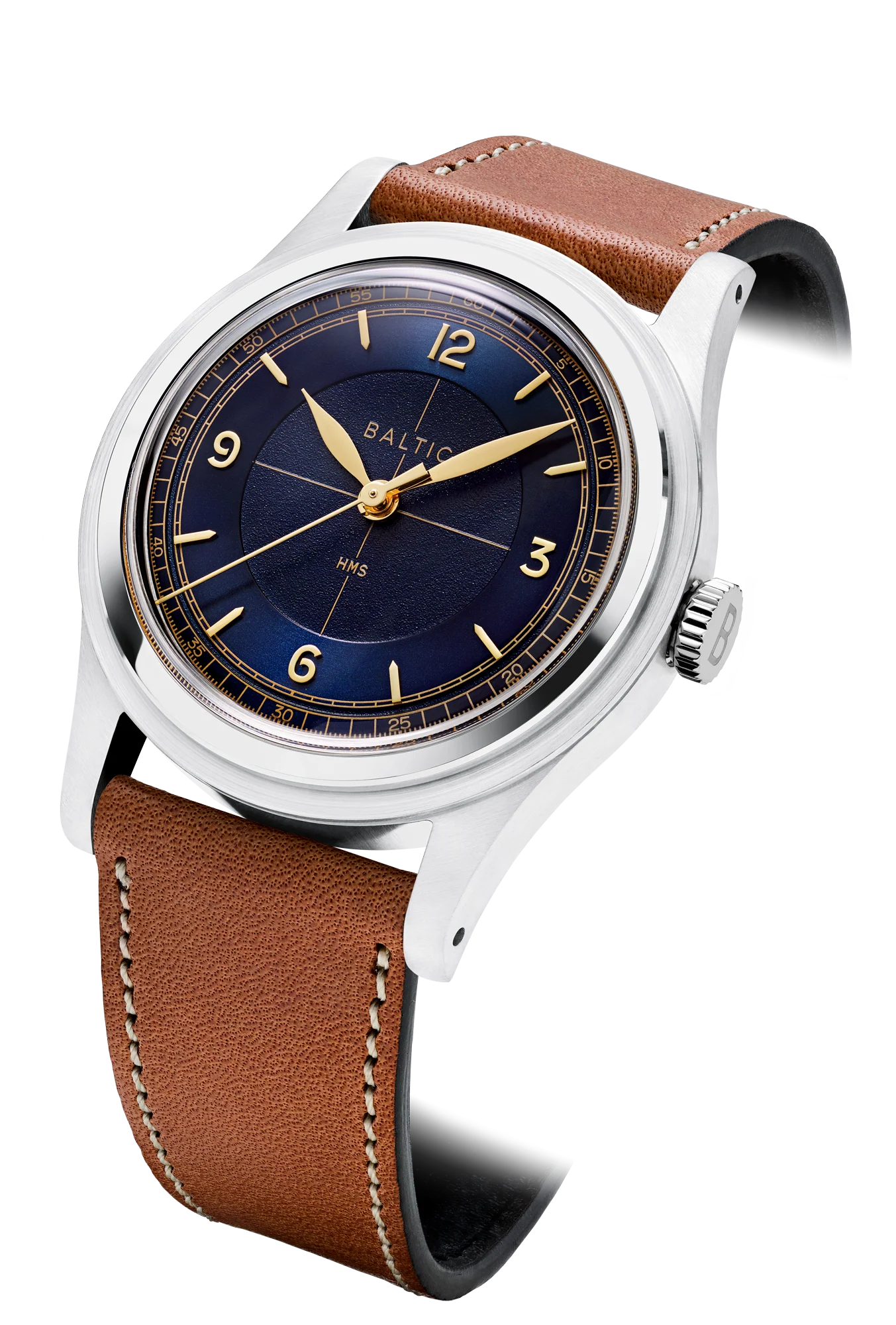 BALTIC HMS 003 Blue Gilt Stitched Lion