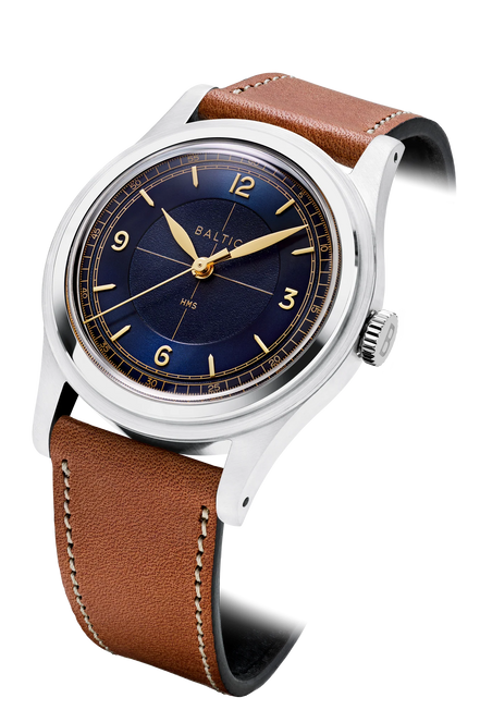 BALTIC HMS 003 Blue Gilt Stitched Lion