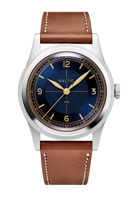 BALTIC HMS 003 Blue Gilt Stitched Lion