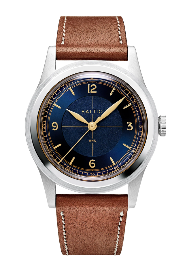 BALTIC HMS 003 Blue Gilt Stitched Lion