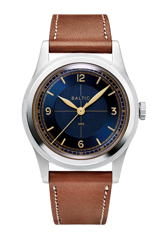 BALTIC HMS 003 Blue Gilt Stitched Lion