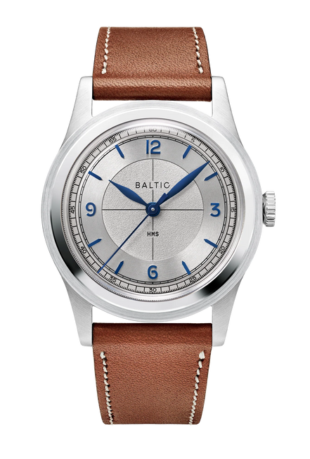 BALTIC HMS 003 Silver Blue Stitched Lion