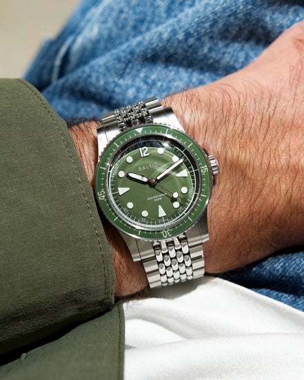 BALTIC Aquascaphe MK2 Green 37mm No Date