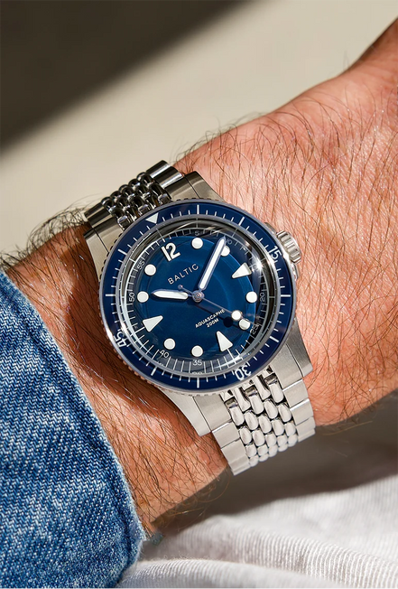 BALTIC Aquascaphe MK2 Blue 37mm No Date